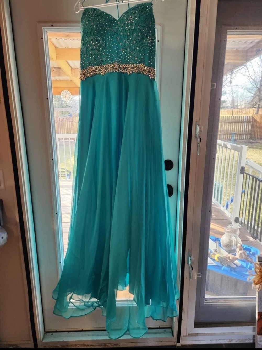 Strapless Grad Dress